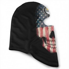 Balaclavas 3rd Special Forces Group Skull Balaclava Ski Mask Wind-Resistant Full Face Mask - White - CM192TEO88U $29.37