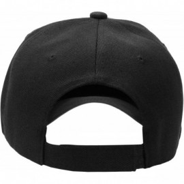 Baseball Caps 2pcs Baseball Cap for Men Women Adjustable Size Perfect for Outdoor Activities - Black/Red - CV195CTZ3UD $13.59