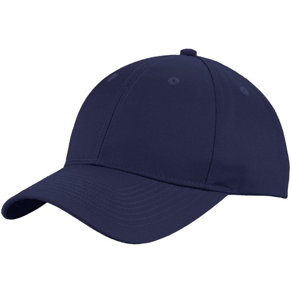 Baseball Caps Men's Uniforming Twill Cap - Navy - C017YTU7YSE $9.03