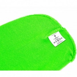 Skullies & Beanies Short Cuffless Beanies - Neon Green - CQ12MH0FYYJ $7.92