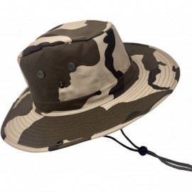 Sun Hats Boonie Bush Outdoor Fishing Hiking Hunting Boating Snap Brim Hat Sun Cap Bucket - Desert Camo S - C018533LGU3 $11.90