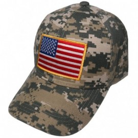 Baseball Caps Men's Army USA Flag Patch Cap - Gold - C011QCXN1PH $10.14