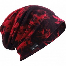 Skullies & Beanies Mens Slouch Hollow Beanie Summer Skullcap B090 - B-wine - CI18IEQZ0WN $10.82