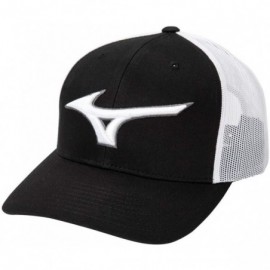 Baseball Caps Diamond Trucker Hat - Black-white - CU18SA3TW02 $29.47