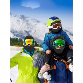 Balaclavas 2 Pieces Balaclava Fleece Hood Ski Face Mask Hat Winter Face Neck Warmer for Men and Women - Gray - CF18W4EXKDE $1...