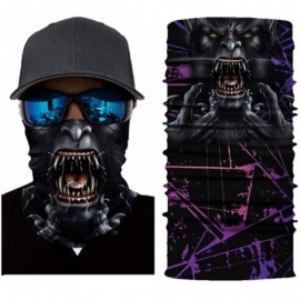 Balaclavas Lion Print Face Mask- Rave Bandana- Neck Gaiter- Scarf- Summer Balaclava for Dust Wind UV Protection - Ans - CX197...