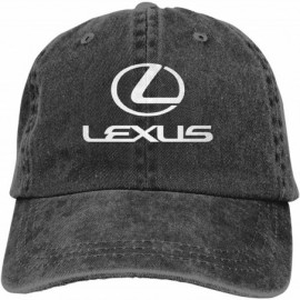 Baseball Caps Customized Printing Casual Strapback Cap Lexus Car Logo New Baseball Caps - Black - CF18W84IME9 $11.87