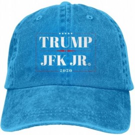 Baseball Caps Donald Trump & JFK Jr Q 2020 Campaign Adjustable Baseball Caps Denim Hats Cowboy Sport Outdoor - Blue - CU18W6T...