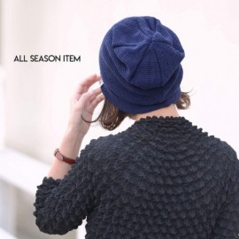 Skullies & Beanies Casualbox - Mesh Summer Beanie Light Cooling Breathing Hat Crochet Knit Fashion - Navy - CY17YX6GKRH $23.31