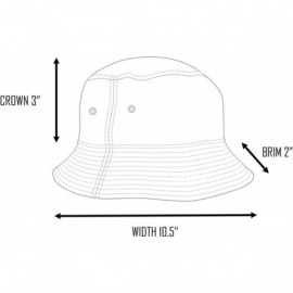 Bucket Hats Summer 100% Cotton Stone Washed Packable Outdoor Activities Fishing Bucket Hat. - Woodland - CG182AKDHK9 $10.24