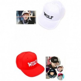 Baseball Caps EXO kpop hat album overdose new logo wolf embroidery word hiphop cap snapback - CF11KSZN50V $15.42