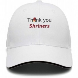 Baseball Caps Professional Mens Baseball caps Shriners Hospital for Children Logo Flat hat for Men Fit dad hat for Women - CS...