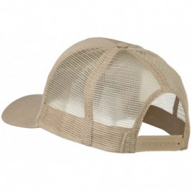 Baseball Caps Director Embroidered Mesh Back Cap - Khaki - CK18WMOWWO3 $23.54