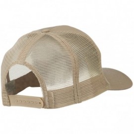 Baseball Caps Director Embroidered Mesh Back Cap - Khaki - CK18WMOWWO3 $23.54