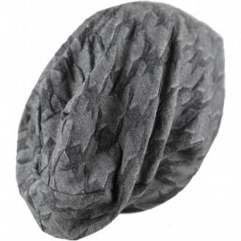 Skullies & Beanies Warm Soft Baggy Fleece Lined Long Slouchy Beanie Hat - Dark Grey - CO127OEMF45 $10.47