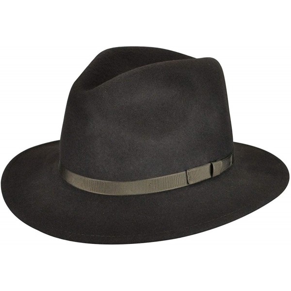 Fedoras Wilton Fedora Hat - Brown - CD12G57BVFL $38.32