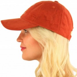 Baseball Caps Wish You were Beer Corduroy Cotton Fall Winter Baseball Cap Hat Adjustable - Rust - CA187ITXYAS $8.46