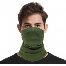 Balaclavas Summer Neck Gaiter Scarf- Cooling Cycling Mask- Breathable Fishing Mask Face Bandana - Army Green - CF198OLKIOA $8.84