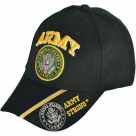 Baseball Caps U.S. Army Baseball Cap US Veteran V American Flag USA Hat United States - Army Strong Black Cap - CA187WWHYCU $...