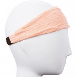 Headbands Xflex Space Dye Adjustable & Stretchy Wide Headbands for Women - Heavyweight Space Dye Neon Orange - CS17X6QLZ7R $1...