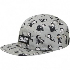 Baseball Caps Hat - Black and White Bendy Hat - Bendy Snapback Hats - All Over - CH18AIQ4DYD $31.36