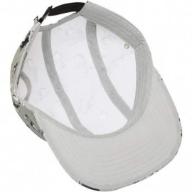 Baseball Caps Hat - Black and White Bendy Hat - Bendy Snapback Hats - All Over - CH18AIQ4DYD $31.36