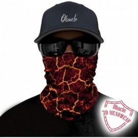 Balaclavas Seamless Bandana Rave Face Mask Women Men for Dust Wind Sun Protection - Thunder and Lightning Red - CB18SXHOW5M $...