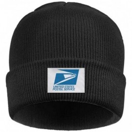 Skullies & Beanies Adult Stretchy Solid Color Knit Beanies Hats USPS-United-States-Postal-Service-Logo-Headwear for Mens Wome...