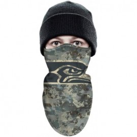 Balaclavas Half Balaclava Fleece Winter Warm Camouflage Camo Winter Face Mask for Mens Womens - White-9 - CP18NXC3A4Y $13.91