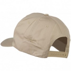 Baseball Caps Don't Tread On Me Patched Cap - Khaki - CB11Q3T1B6V $17.39