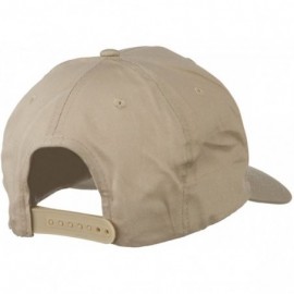 Baseball Caps Don't Tread On Me Patched Cap - Khaki - CB11Q3T1B6V $17.39