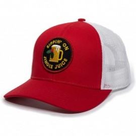 Baseball Caps Sippin Jingle Juice Christmas Trucker - CO18AEKC3Z4 $13.01