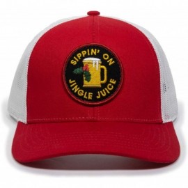 Baseball Caps Sippin Jingle Juice Christmas Trucker - CO18AEKC3Z4 $13.01