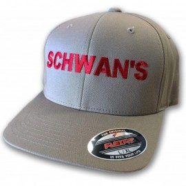 Baseball Caps Custom Name Embroidered 5001 V-Flex Twill Fitted Baseball Cap - Gray - C5186LT6R5W $18.26