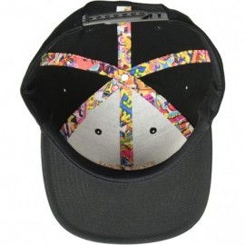 Baseball Caps Grillo Newman Snapback Hat - Black - C01898HMOZQ $29.91