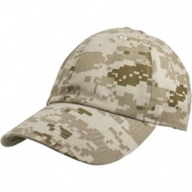 Baseball Caps Baseball Caps 100% Cotton Plain Blank Adjustable Size Wholesale LOT 12 Pack - Yellow Digital Camo - C318I9Q8GIC...