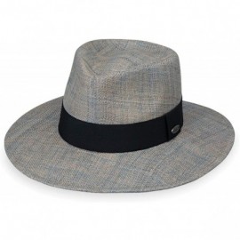 Sun Hats Women's Morgan Fedora - UPF 50+- Modern Style- Designed in Australia. - Grey - CR18M47EMYZ $86.51
