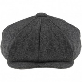 Newsboy Caps Classic 8 Panel Wool Tweed Newsboy Gatsby Ivy Cap Golf Cabbie Driving Hat - 61 - CR12NG9GEG7 $14.80