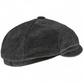 Newsboy Caps Classic 8 Panel Wool Tweed Newsboy Gatsby Ivy Cap Golf Cabbie Driving Hat - 61 - CR12NG9GEG7 $14.80