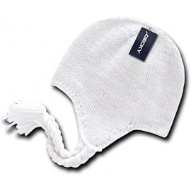 Skullies & Beanies Solid Peruvian Beanies - White - CG114HXQ36X $8.83