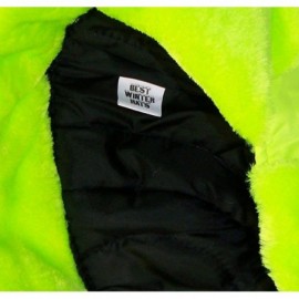 Bomber Hats Lightweight Neon Russian/Trooper Faux Fur Cap(One Size) - Yellow - C711OR9UUWF $8.42