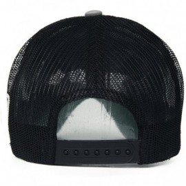 Baseball Caps Mesh Back Baseball Cap Trucker Hat 3D Embroidered Patch - Color5-2 - CN11Y5CV8HF $17.61