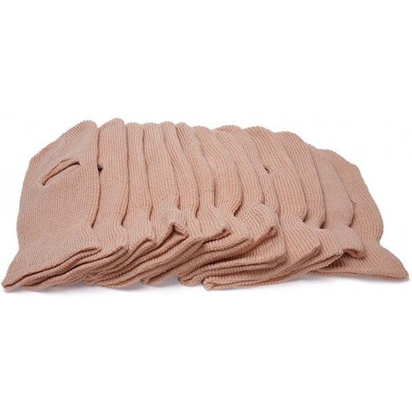 Skullies & Beanies One-Hole Ski Mask - 12 Pack - Tan - C011Q2T8SX1 $26.15