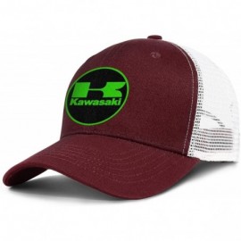 Baseball Caps Hat Unisex Man Cute Cap Adjustable Mesh Driving Baseball Hat - Burgundy-97 - CK18UN4O8HC $18.81