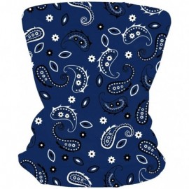 Balaclavas Face Bandanas for Sports- Outdoors- Sport Headband Neck Gaiter - Blue Bandana - C8197XGSK47 $11.11