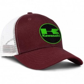 Baseball Caps Hat Unisex Man Cute Cap Adjustable Mesh Driving Baseball Hat - Burgundy-97 - CK18UN4O8HC $18.81