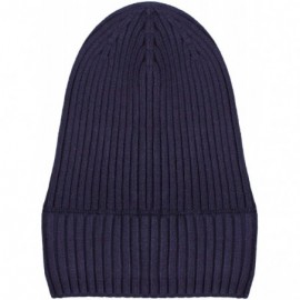 Skullies & Beanies 2 Pack Parent-Child Hat Baby Mother Matching Knit Winter Beanie for Women Toddler Girls Boys - Navy Blue -...