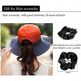 Sun Hats Sun Hats for Women and Hair Scrunchies-Women's Cap with[Outdoor Summer][Sun UV Protection][Ponytail Hole] - CE18SHK8...