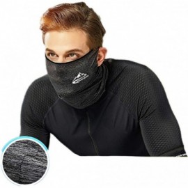 Balaclavas Unisex Seamless Neck Gaiters Bandanas - Black - CP197XXMDE5 $9.87