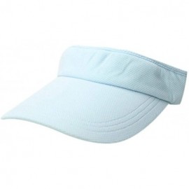 Sun Hats Women's Sun Wide Brim Visor Outdoor Travel Hat - Sky Blue - CK12GG21YX9 $8.23